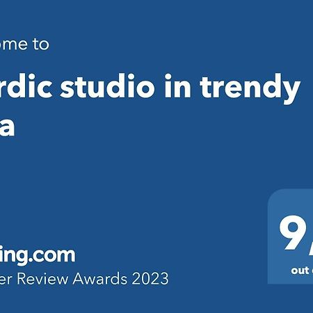 Trendy Nordic Studio By Tram Stop Helsínquia Exterior foto